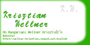 krisztian wellner business card